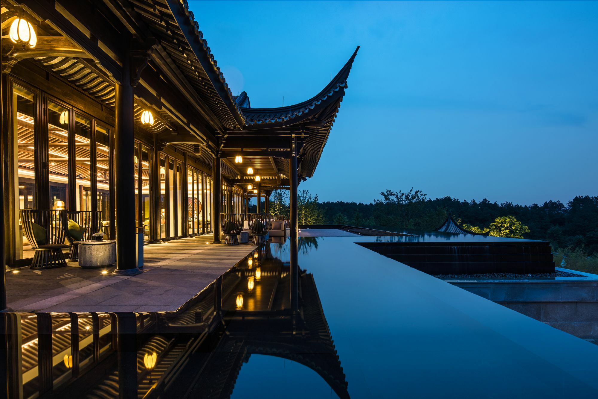 Hotel Banyan Tree Anji Chu-čou Exteriér fotografie
